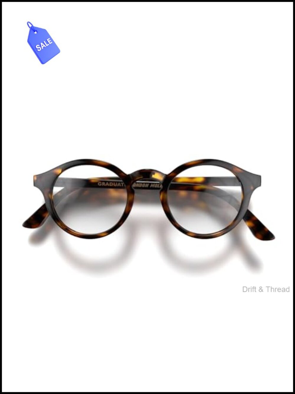 Round Panto Reading Glasses Spring Hinges UV360 UV380